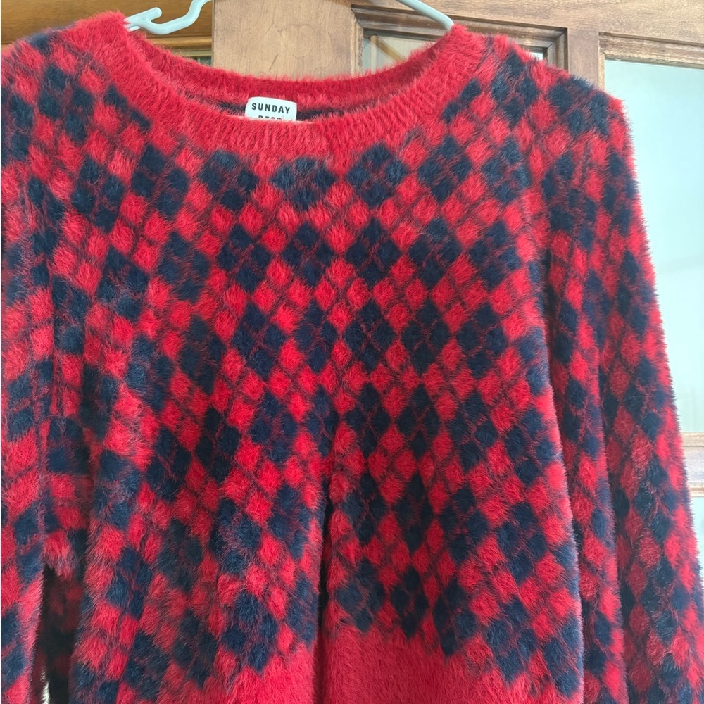 Aritzia Sunday Best "Kitten" Cropped Sweater size large